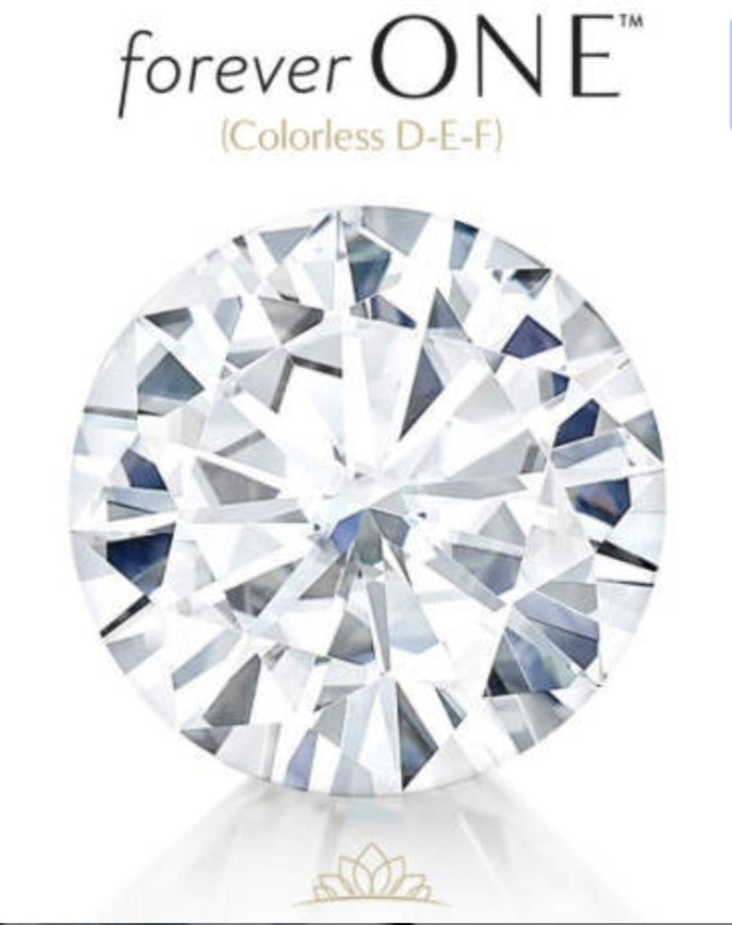 1.0 CT Round Solitaire Engagement/Wedding Ring Solid 14k/18k Gold, Forever One Moissanite Solitaire Engagement Ring 4 Prong